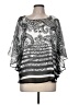 Ruby Rd. 100% Polyester Silver 3/4 Sleeve Blouse Size M - photo 1