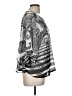 Ruby Rd. 100% Polyester Silver 3/4 Sleeve Blouse Size M - photo 4