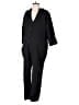 Hatch 100% Cotton Solid Black Jumpsuit Size Lg Maternity (3) - photo 1