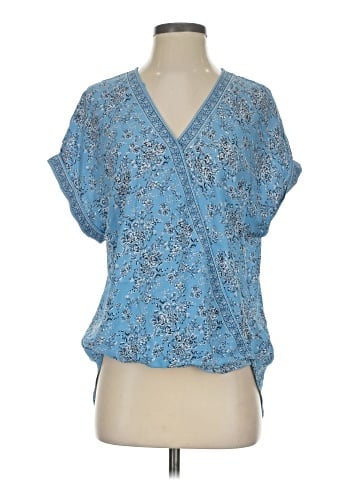 Max Studio Short Sleeve Blouse (view 1)