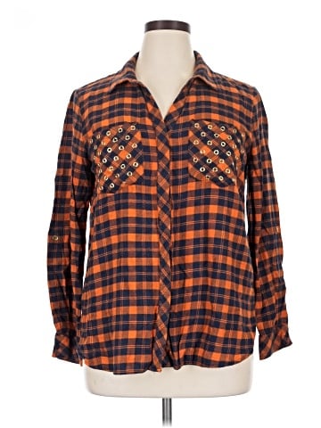 MICHAEL Michael Kors Long Sleeve Button-Down Shirt (view 1)