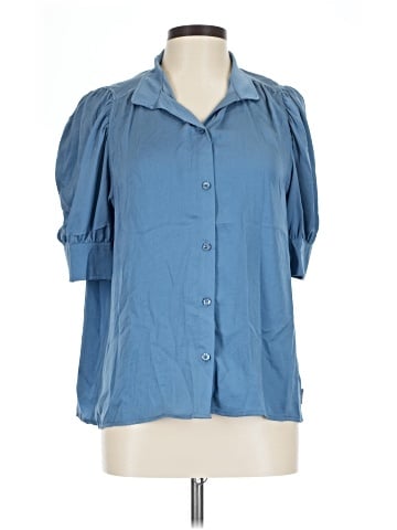 CALVIN KLEIN JEANS Short Sleeve Blouse (view 1)