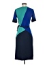 BCBGMAXAZRIA Color Block Blue Casual Dress Size S (petite) - photo 2