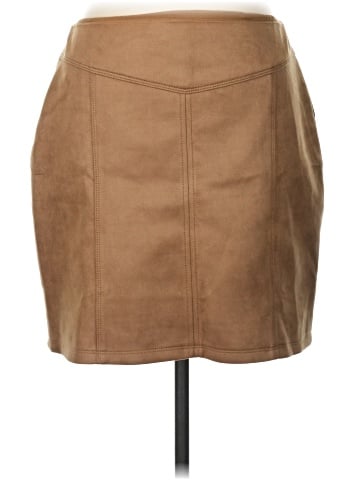 White House Black Market Faux Leather Skirt (view 1)