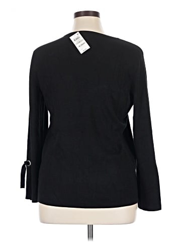 JM Collection Long Sleeve Top (view 2)