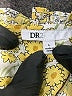DR2 100% Polyester Yellow Short Sleeve Blouse Size L - photo 7
