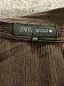 Zara Brown 3/4 Sleeve Button-Down Shirt Size XL - photo 7