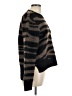 Aqua Stripes Black Pullover Sweater Size L - photo 4