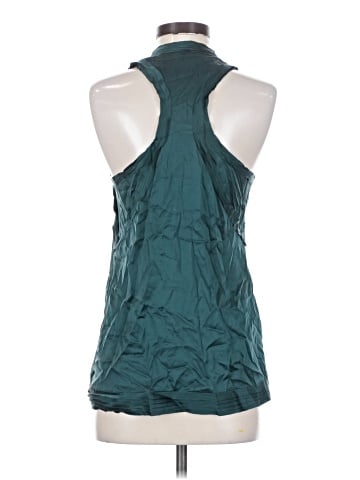 BCBGMAXAZRIA Sleeveless Silk Top (view 2)