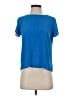 Ann Taylor LOFT 100% Polyester Blue Short Sleeve Top Size S (petite) - photo 1