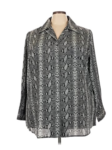 DG^2 by Diane Gilman 3/4 Sleeve Blouse (view 1)