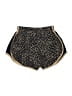 Nike 100% Polyester Animal Print Gold Shorts Size XS - photo 2