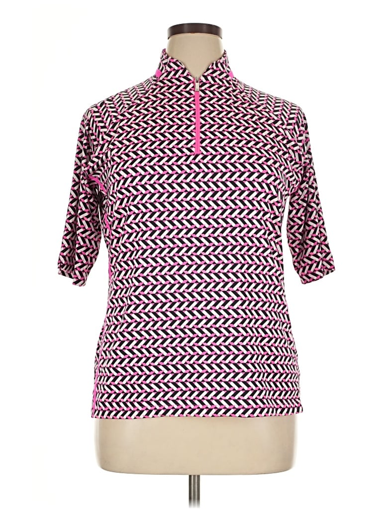 Pre-owned Tail 3/4 Sleeve Blouse In Pink