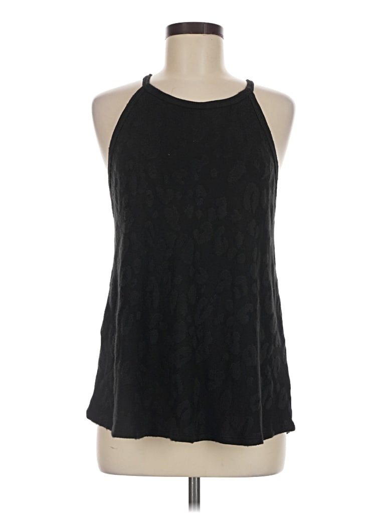 Pre-owned Bombom Tank Top Black Halter Neckline Tops