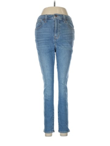 Madewell 10" High-Rise Skinny Crop Jeans in Bradfield Wash (view 1)