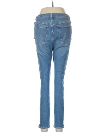 Madewell 10" High-Rise Skinny Crop Jeans in Bradfield Wash (view 2)
