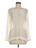 Ruby Rd. Ivory Long Sleeve Blouse Size M - photo 1