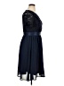 Miusol Blue Cocktail Dress Size 1X - photo 4
