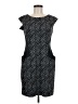 Connected Apparel Chevron-herringbone Gray Casual Dress Size 6 - photo 1