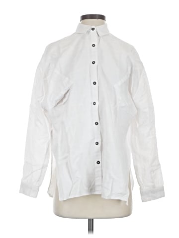 Topshop 3/4 Sleeve Button-Down Shirt (view 1)