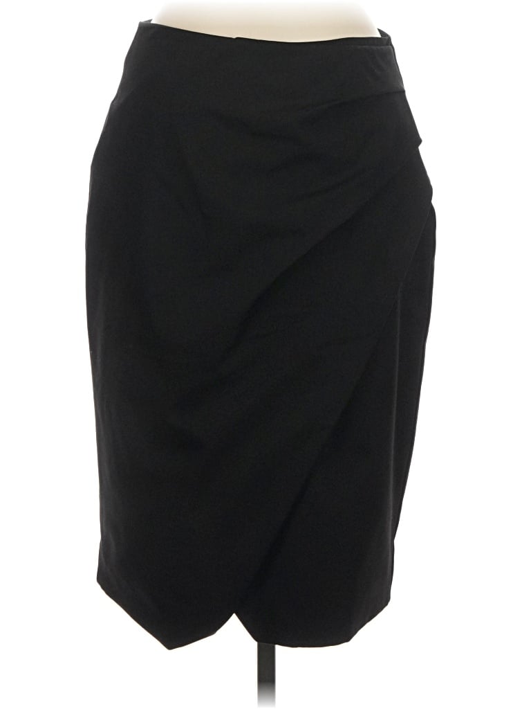 Pre-owned Ecru Formal Skirt In Black