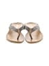 DKNY Silver Flip Flops Size 9 1/2 - photo 2
