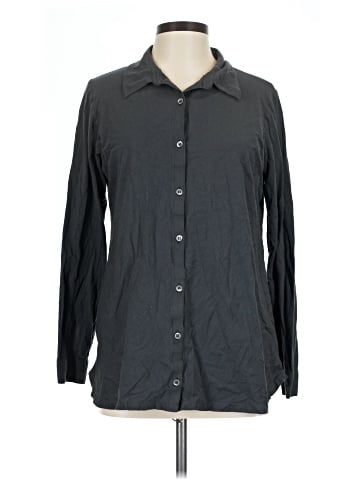 Eileen Fisher Long Sleeve Button-Down Shirt (view 1)
