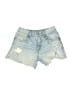 Zara Blue Denim Shorts Size 13 - photo 1