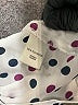 Van Heusen 100% Polyester Polka Dots White Sleeveless Blouse Size M - photo 5