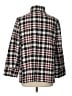 Rafaella Houndstooth Burgundy Coat Size L (petite) - photo 2