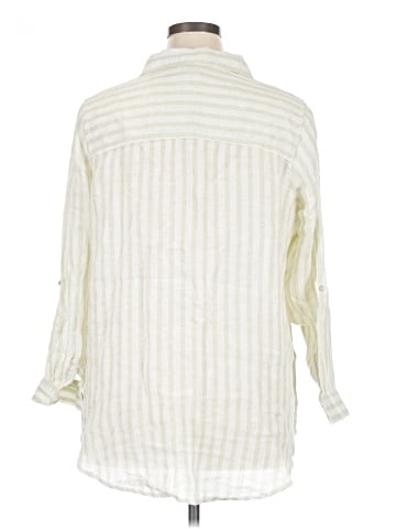Laura Ashley 3/4 Sleeve Button-Down Shirt (view 2)