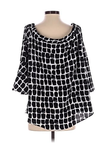 NY Collection 3/4 Sleeve Blouse (view 2)