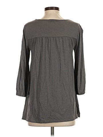 Garnet Hill 3/4 Sleeve Blouse (view 2)