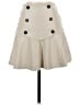 Alexis 100% Polyester Solid Tan Casual Skirt Size XS - photo 1