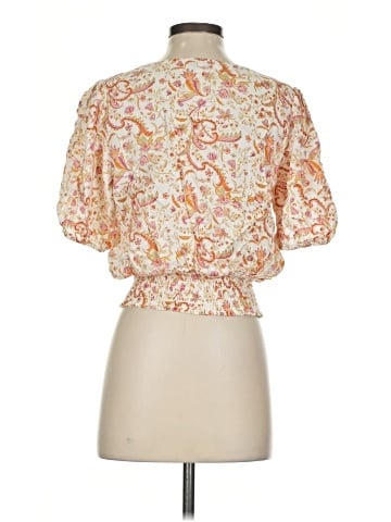 Rose + Olive Short Sleeve Blouse (view 2)