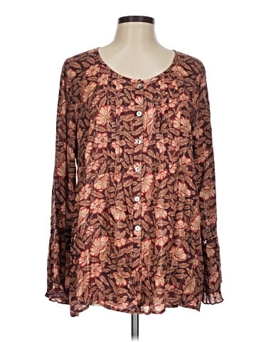 Soft Surroundings Long Sleeve Blouse (view 1)