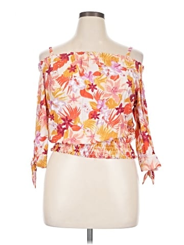 BCX 3/4 Sleeve Blouse (view 1)