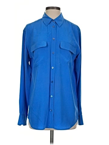 Equipment Long Sleeve Button-Down Shirt (view 1)