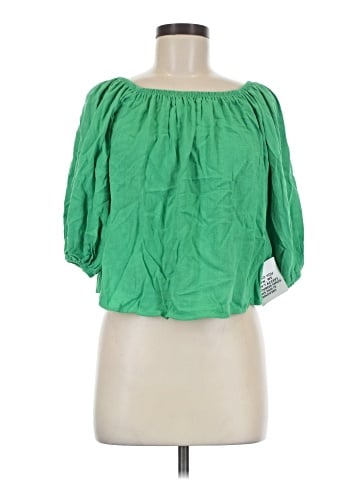 Topshop 3/4 Sleeve Blouse (view 1)