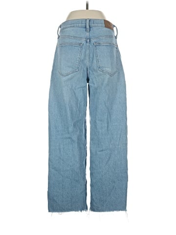 Madewell The Perfect Vintage Wide-Leg Crop Jean in Altoona Wash: Raw-Hem Edition (view 2)