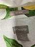 Chico's 100% Linen Print White 3/4 Sleeve Button-Down Shirt Size Sm (0) - photo 7