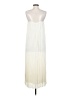 Massimo Dutti 100% Polyester Ivory Casual Dress Size S - photo 2