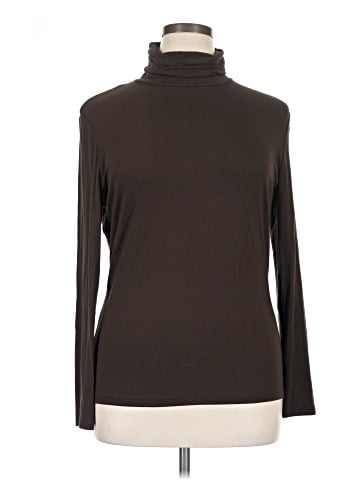Lafayette 148 New York Long Sleeve Turtleneck (view 1)