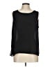 Talbots Outlet 100% Polyester Black Sleeveless Blouse Size Lg Petite - photo 1