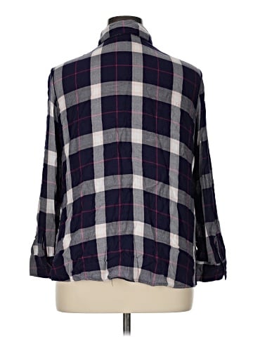 Faded Glory 3/4 Sleeve Button-Down Shirt (view 2)