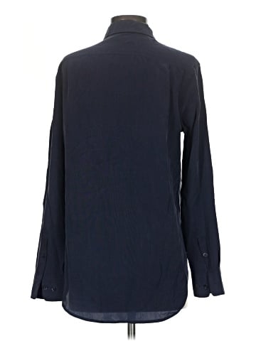 Equipment Long Sleeve Silk Top (view 2)