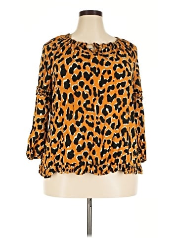 Cato 3/4 Sleeve Blouse (view 1)
