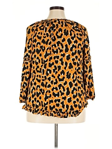 Cato 3/4 Sleeve Blouse (view 2)