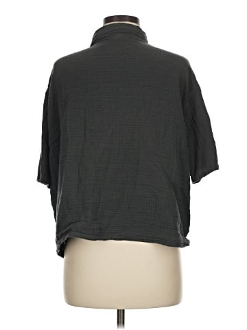 Stars Above 3/4 Sleeve Button-Down Shirt (view 2)