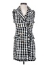 Zara Houndstooth White Vest Size XS - photo 1